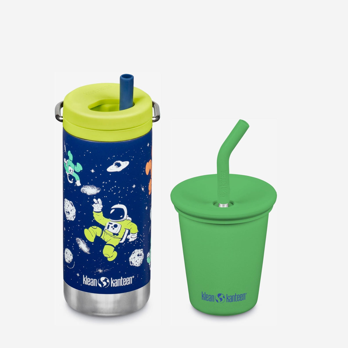 Kid's Sippy Cup and Wide Water Bottle Set