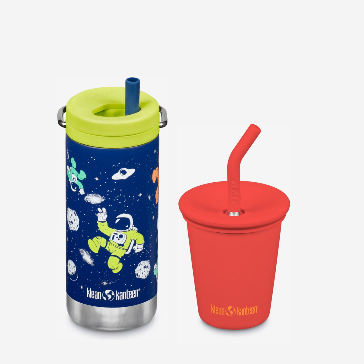 Kid's Sippy Cup and Wide Water Bottle Set