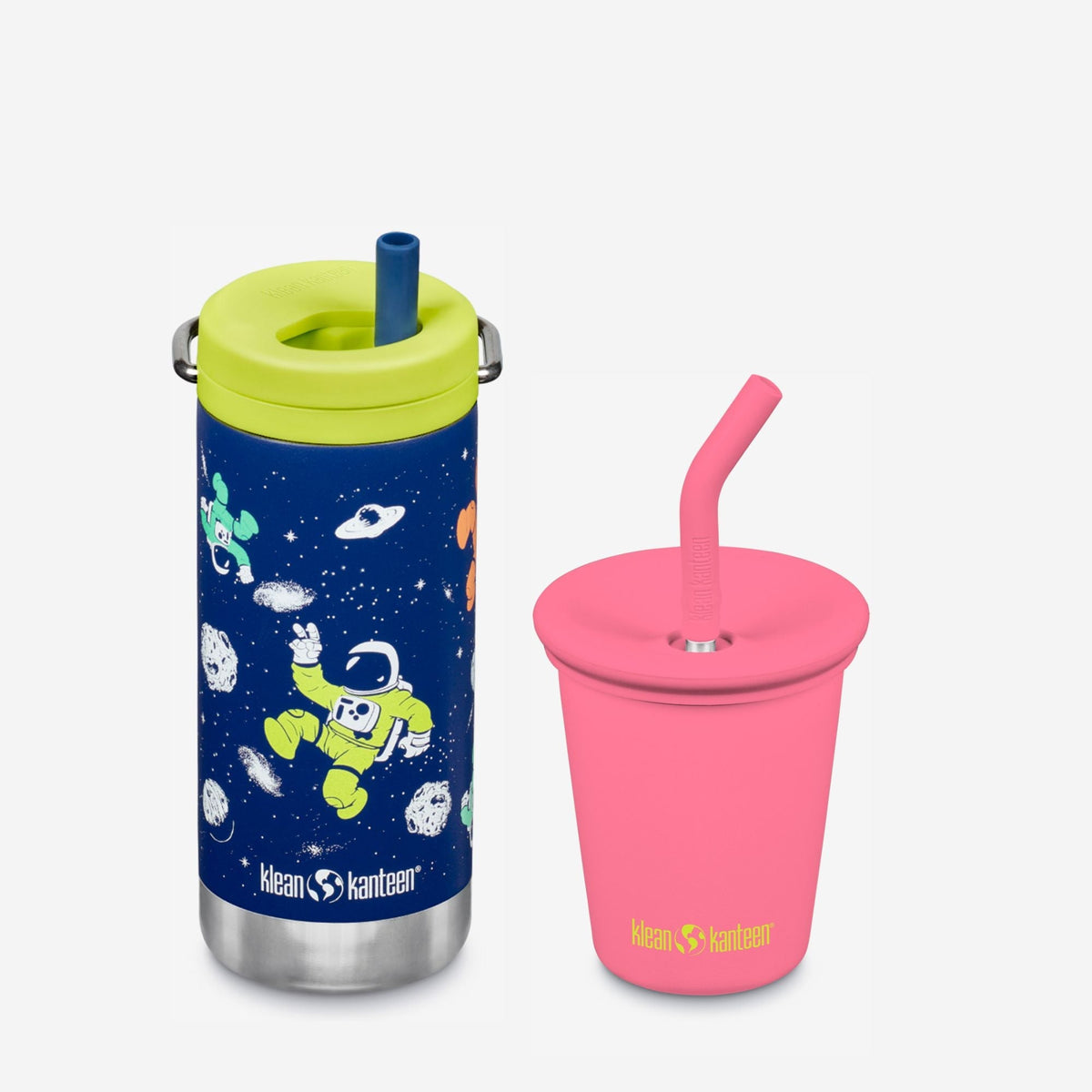 Kid's Sippy Cup and Wide Water Bottle Set