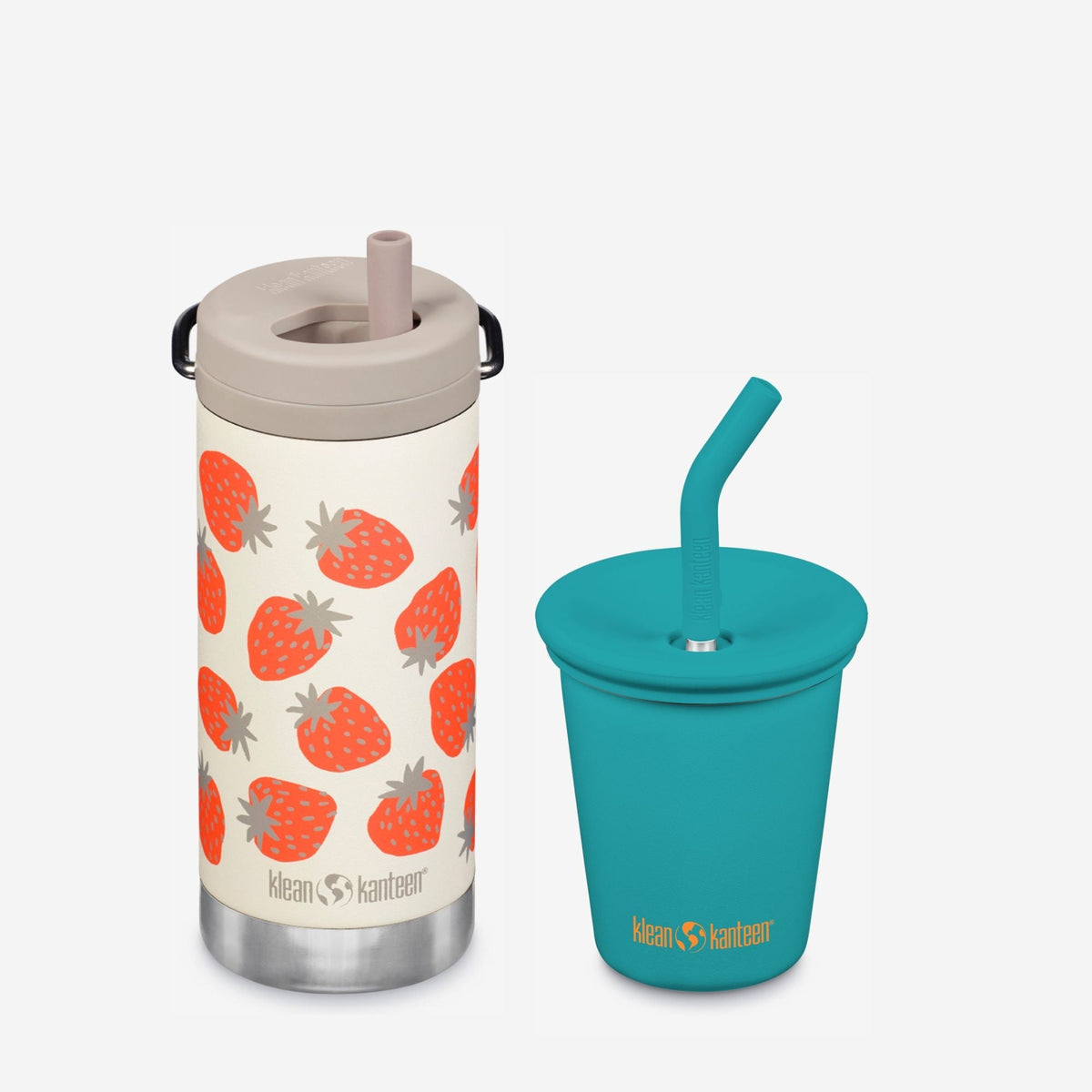 Kid's Sippy Cup and Wide Water Bottle Set